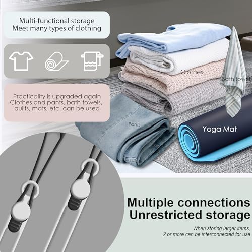 Silicone Cable Ties, Cord Organizer Cable Management, Black White - Image 4