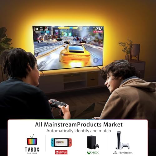 Nexillumi HDMI LED Lights for TV, 32.8ft TV LED Backlight for 70-100 Inch, RGB LED Strip Lights Behind TV, APP Remote Control Music Sync TV Led Lights for Bedroom - Image 3