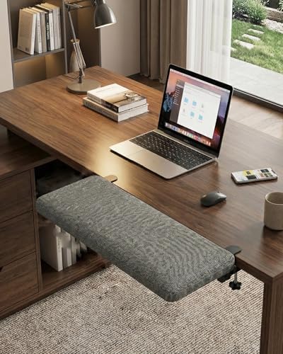 Office, Computer, Gaming arm Stand - Foldable, No Odor Ergonomic Armrest Bracket for (Grey 15.7 * 7.9IN) - Image 3