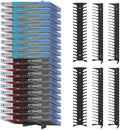 Video Game Storage Wall Mount - 6PCS Heavy-Duty Metal Game Case Holder Media Storage Shelves for PS, Xbox, DVD, Switch Game Organizer Display Stand, Holds up to 114 by Wanyshapy