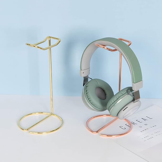 Metal Headphone Stand Desktop Headset Holder Tabletop Earphone Stand Gaming Headphones Rack Music Headphones Hanger for Orgnizing - Image 2