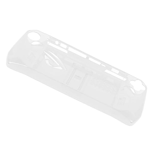 Clear Shockproof TPU Protective Case for ROG Ally Handheld 2023, Transparent Game Console Cover with Foldable Stand and Non - Slip Grip for Gaming Comfort (Transparent) - Image 8