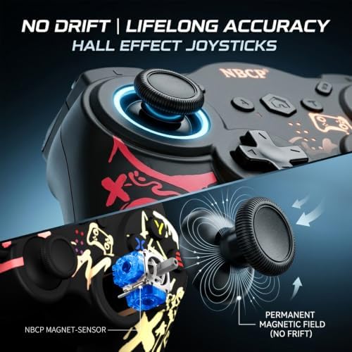 NBCP Wireless Pro Controller for Switch 2/Switch/PC/PS3/Android/iOS - Image 3
