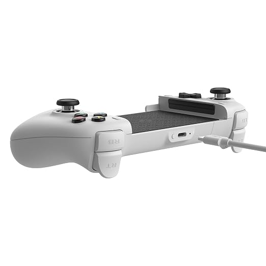 8BitDo Ultimate Mobile Gaming Controller for Android devices, Bluetooth Mobile Game Controller with Hall Effect Joysticks and Hall Triggers (White) - Image 3