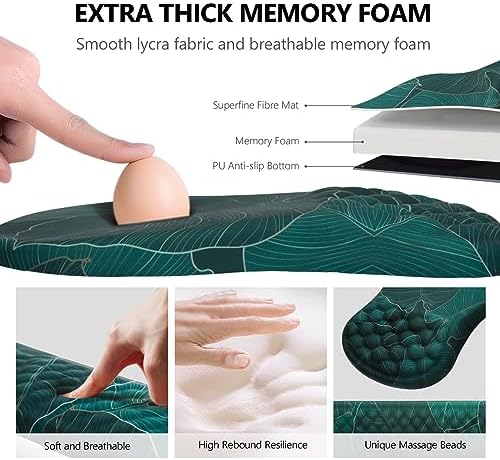 Ergonomic Mouse Pad with Wrist Support and Keyboard Wrist Rest Set - Image 3