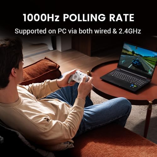GameSir G7 Pro Wired Controller for Xbox Series X|S, Xbox One, Wireless Gamepad for PC&Android with TMR Sticks, Hall Effect Analog Triggers, 1000Hz Polling Rate, 3.5mm Audio Jack - White - Image 4