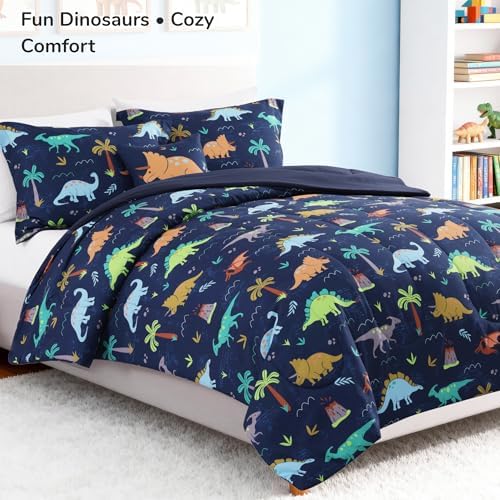Boys Comforter Sets Full Size - 4 Pieces Dinosaur Bedding Full Bedding Set - Image 2