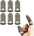 Jwh Ultra Thin Pure Silver Fiber Mobile Phone Gaming Accessories Finger Thumb Sleeves,Breathable,Silky,6 Pack Guantes para Dedos Gamer,Dedales Gamer Profesionales,Finger Gloves,for Pubg Gaming Cots by JWH