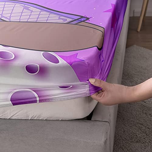 HOSIMA Black Girl Magic Twin Bedding Sets,1 Fitted Sheet+2 Pillowcases. - Image 6
