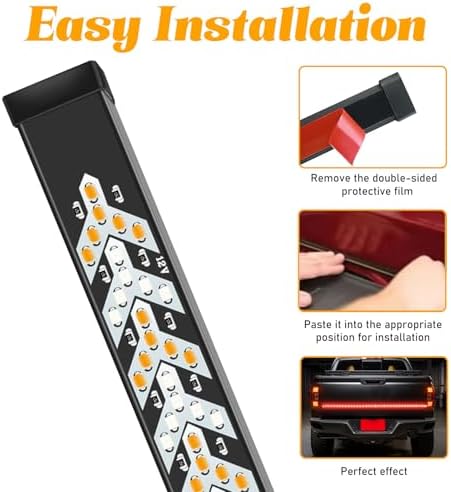 DIBMS Upgraded 60” LED Tailgate Light Bar Strip with Fall Warning Signal - Image 5