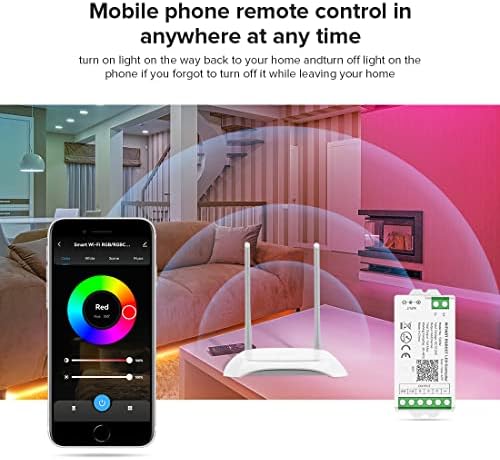 BTF-LIGHTING C05W WiFi Controller for 6pin RGBCCT(+ R G B C W) LED Strip - Image 4