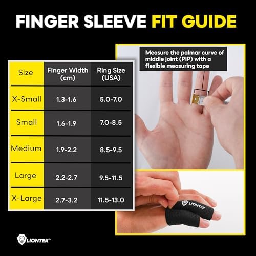 LIONTEK Pinky-Ring Flow Finger Sleeve V3 Pair — Joint Support & Compression for Activity, BJJ, Fitness, Volleyball, Basketball, and More (Small) - Image 6
