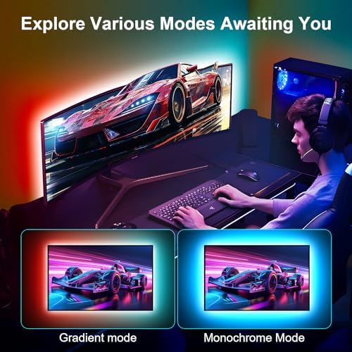 Nexillumi LED Lights for TV, 13.2ft TV LED Backlight for 32-65 Inch, RGB LED Strip Lights Behind TV, APP Remote Control Music Sync TV Led Lights for Bedroom - Image 5