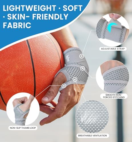 2-Pack Ultra-Thin Wrist Braces, Breathable Comfort Mesh Fabric Support for Pain Relief - Ideal for Carpal Tunnel, Tendonitis, Sports, Fitness and Daily Use - Adjustable Wrist Support (Gray) - Image 5