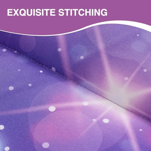 A Nice Night Zipper Bedding, Blue Purple Rainbow Galaxy, Twin Size - Image 6