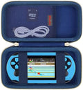 Elonbo Carrying Case for TaddToy/WELLST·G/Beijue/FAMILY POCKET/CCTU/X- JOYKIDS/GREENCREEK/Beico/KAVOYI/GuaiyeyeAP/TEBIYOU Handheld Game Console, Portable Electronic Gaming Player Bag, Blue by Elonbo
