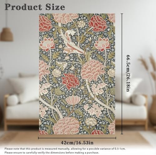 Hydrangea Tree Branch Print Recliner Headrest Cover 3 Pack - Image 6