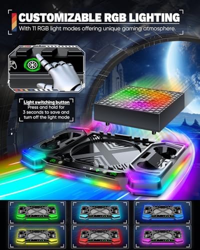 Top Auto Cooling Fan & Controller Charge Stand for Xbox Series X Console - Image 3