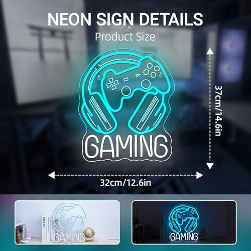 Gaming Neon Sign for Teen Boy Room Decor Video Game Neon Light - Image 5