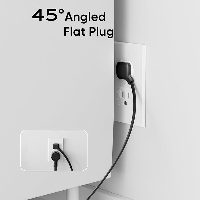 Desk Clamp Power Strip, 4 AC Outlets 4 USB Ports, Fit 1.7in Tabletop Edge - Image 5