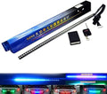 YSY 1set 23.3 inch RGB Knight Rider lights 48 5050 SMD Scanning Knight Rider Light Bar Strip W/Remote Control Turn Signal Third Brake Light M (RGB) by YSY
