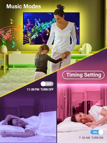 GANZQH 16.4FT USB RGB Led Lights for TV 32-80Inch with Remote & App Control - Image 5