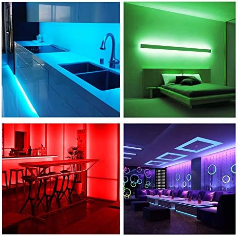 DAYBETTER Led Strip Lights Smart with App Control Remote, 5050 RGB for Bedroom, Music Sync Color Changing for Room Party 50ft - Image 6