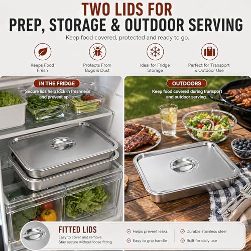 Grill Prep Tray with Lid 3-Piece Grill Carry System - Image 6