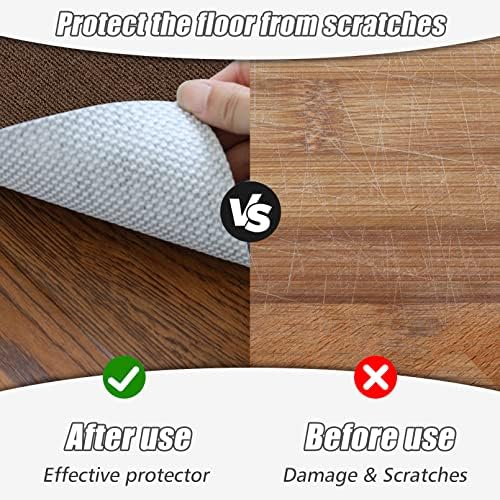 Sycoodeal Office Chair Mat for Hardwood Floor,Office Computer Gaming Chair Mat for Tile Floor,Large Floor Protector Rug,Anti-Slip,Easy to Clean,Coffee(48"x60") - Image 4
