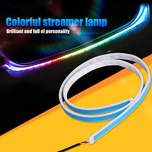 Jeseny Pack-1 Trunk LED Light Bar, Brake Turn Signals, Colorful Fluorescent Light, Universal for Car SUV Truck Trailers (47.2In #Multicolored) - Image 5