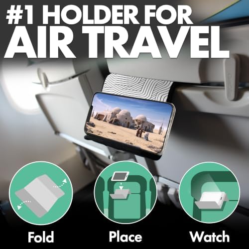 Flight Flap Airplane Phone Holder - Foldable Phone Stand for Plane Travel - Image 2