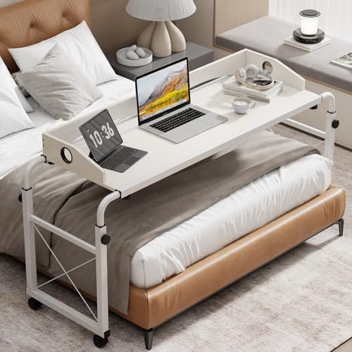 BYMECOST Laptop Desk for Bed, Adjustable Height & Length Laptop Bed Table by BYMECOST