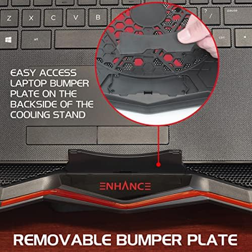 Accessory Power Enhance CRYOGEN 5 Laptop Cooling PAD RED - Image 5
