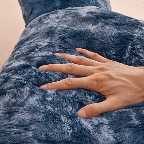 A Nice Night Navy Reading Pillow, 18.5" Bed Wedge Pillows with Arms - Image 6