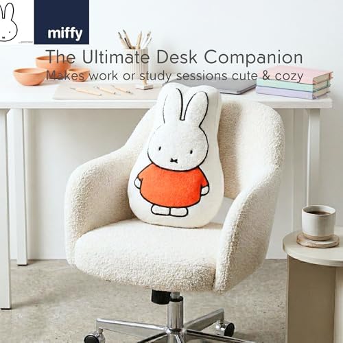 Miffy Bedding Plush Pillow – Soft Plush Throw Pillow for Bedroom Office Decor & Gifts, 14 inch Tall, (100% Officially Licensed Product) by Franco Collectibles - Image 5
