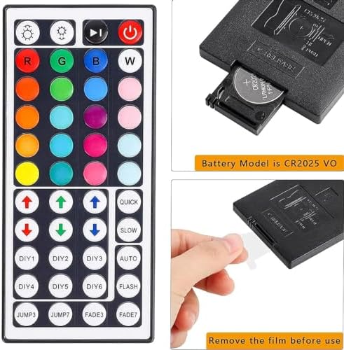 44 Key RGB LED Light Strip Remote Controller Led Light Remote Replacement for SMD 5050 2835 3528 Led Strip Lights - Image 6