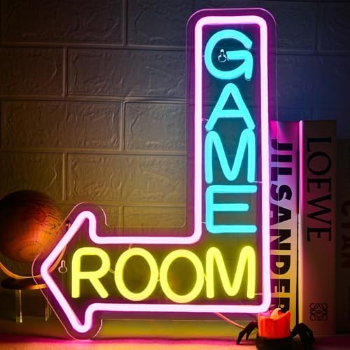 Game Room Neon Sign Retro Video Game Neon Lights for Teen Boy by gamerneon