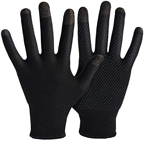 Gaming Gloves for Touchscreen, High-Sensitive Anti-Sweat Breathable Seamless Game Gloves for PUBG Mobile/Knives Out/Rules of Survival by Rakizbe