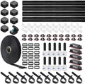 Cable Management Organizer Kit, Desk Cable Organizer, Cable Management Under Desk, Wire Management and Cord Organizer for Home, Office, Standing Desk by Unknown