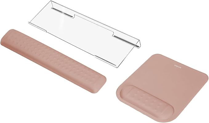 MOSISO Keyboard Stand&Wrist Rest Support for Keyboard &Mouse Pad Set by MOSISO