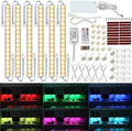 Under Cabinet LED Lighting Kit. RGB Color & Bright Warm White Light. by Litever