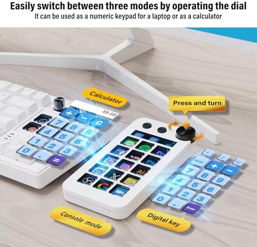 Streaming Deck,Macro pad/Calculator/Numeric Keypad Three Modes - Image 3