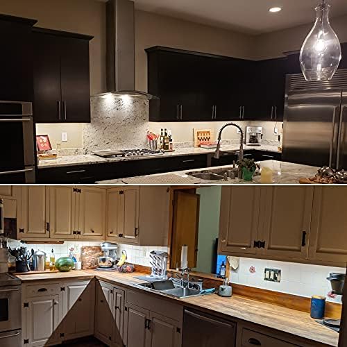 Litever Under Cabinet Lights Plug in. 6 Lights with Adapter Dimmer. 5000K - Image 6