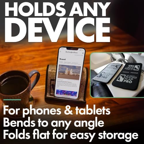 Flight Flap Airplane Phone Holder - Foldable Phone Stand for Plane Travel - Image 4