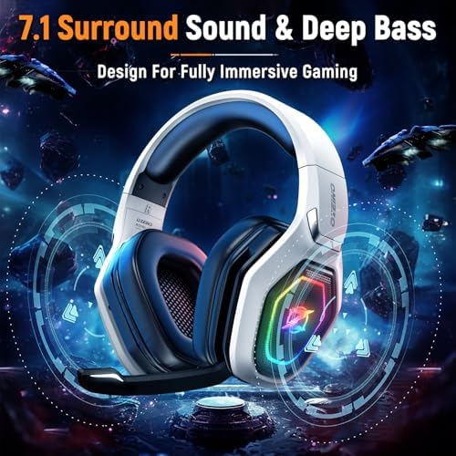 Ozeino Wireless Gaming Headset for PS5, PC, Switch| Lossless Audio-40H Batt - Image 3