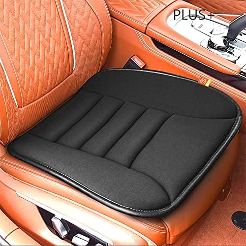 Car Seat Cushion Pad for Driving, Chair Cushion for Office/Truck with Memory Foam, Seat Cushion Comfortable and Durable Black 2" Thick by RaoRanDang