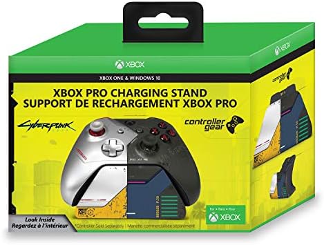 Controller Gear Cyberpunk 2077 Limited Edition - Xbox Pro Charging Stand/Charging Station - Officially Licensed Xbox Accessory (Controller Sold Separately) - Xbox One (CSXBCPX1R-00CYB) - Image 6