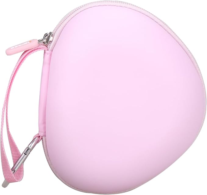 Aproca Kids Headphones Case Compatible with iClever BTH12 / HS19 / BTH26 Kids Bluetooth Headphones, Storage Hard Bag -Cloud Pink (Case Only) - Image 7