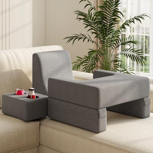 KOMFOTT 5 Pieces Reading Gaming Pillow Desk Set, Lap Desk Pillow by KOMFOTT