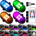 Wireless LED Lights for Car, Rechargeable Interior Car Lights by HEMEI9319
